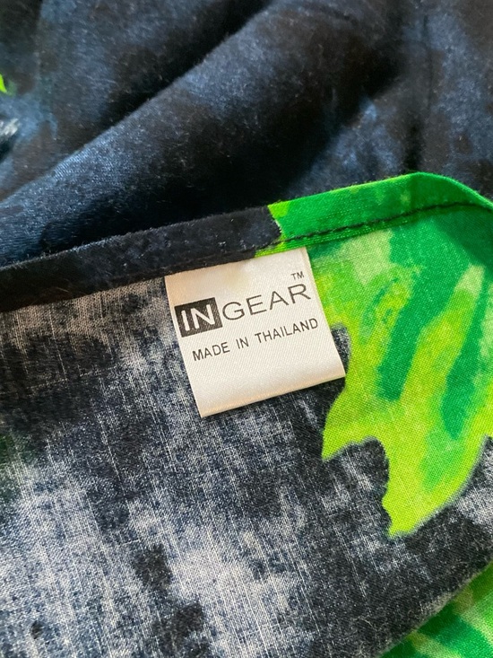 Ingear Y2K Sheer Fringe Open Front Jacket – Black & Neon Green Floral – Size M - Picture 5 of 7